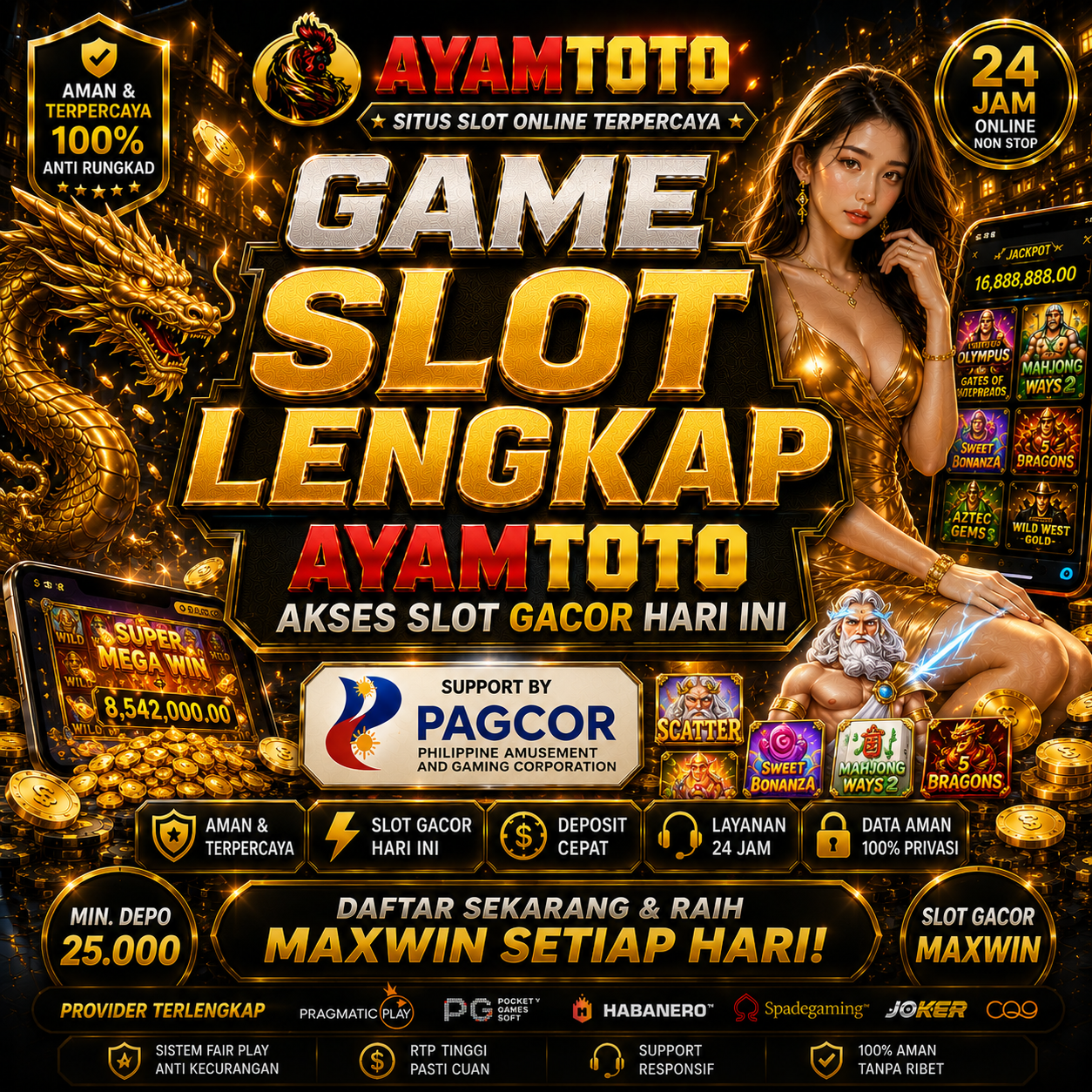 AYAMTOTO : Pusat Perkumpulan Situs Slot Gacor Hari Ini & Toto Slot 88 Online Terpercaya